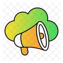 Cloud Marketing  Icon