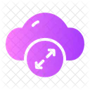 Cloud maximieren  Symbol