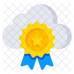 Cloud Medal  Icon