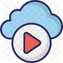 Cloud Media Media Storage Cloud Multimedia Icon