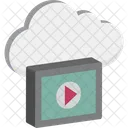Cloud Media Media Storage Cloud Multimedia Icon