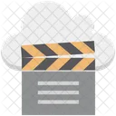 Clapper Multimedia Cloud Online Multimedia Icon