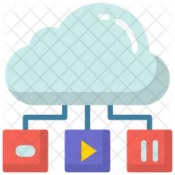 Cloud Media  Icon