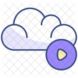 Cloud media  Icon