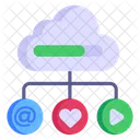 Cloud Media  Icon