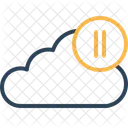 Cloud Medien Video Symbol