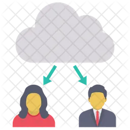 Cloud Meeting  Icon