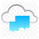 Cloud Message Cloud Mail Cloud Communication Icon