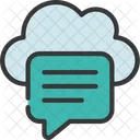 Cloud Message Cloud Messaging Icon