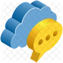 Cloud Message  Icon