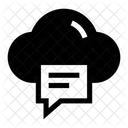 Cloud Message  Icon