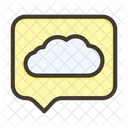 Cloud messaging  Icon