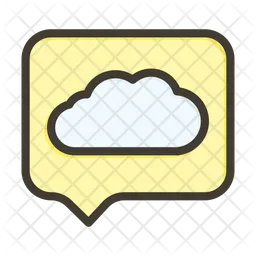 Cloud messaging  Icon