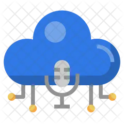 Cloud Microphone  Icon