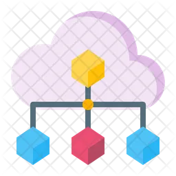 Cloud Microservice  Icon