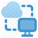 Cloud migrate  Icon