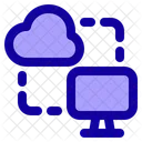 Cloud Migrate Cloud Technology Cloud Computing Icon