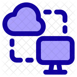 Cloud migrate  Icon