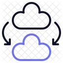 Cloud Migration Technology Network Icon