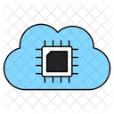 Cloud-Mikrochip  Symbol