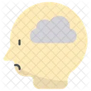 Cloud Brain Think Icon