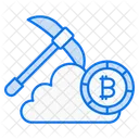 Cloud Mining Mining Kryptowahrung Symbol