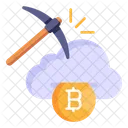 Bergbau Cloud Mining Bitcoin Mining Symbol