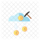 Cloud Mining Mining Cryptocurrency Icon