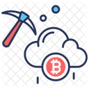 Cloud Mining Icon