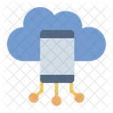 Cloud Mobile Synchronisation Mobile Smartphone Icône