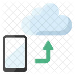 Cloud Mobile  Icon