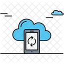 Cloud-Mobiltelefon  Symbol