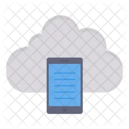 Cloud Mobile Connection  Icon