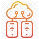 Smartphone Transfer Data Icon