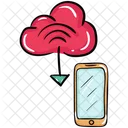 Cloud Mobile Download Cloud Data Cloud Computing Icon