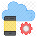 Cloud Mobile Setting Cloud Phone Setting Cloud Mobile Management Icon
