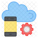 Cloud Mobile Setting  Icon