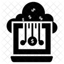 Cloud-Monetarisierungs-Website  Symbol