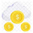 Cloud Money Cloud Earning Cloud Investment Icon