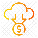 Cloud Money Business And Finance Funds Icon