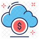 Cloud money  Icon