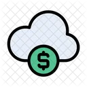 Cloud Money Dollar Investment Icon
