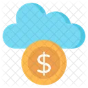 Cloud Money Cloud Currency Cloud Earning Icon