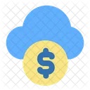 Cloud Money Fintech Finance Icon