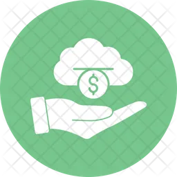 Cloud money  Icon