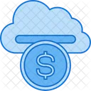 Cloud Money Coin Icon