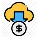 Cloud Money Download Cloud Icon