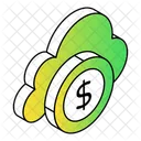 Cloud Money Business Marketing Icon