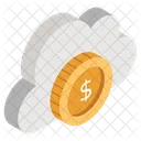 Cloud Money Cloud Earning Cloud Dollar アイコン