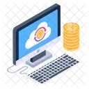 Cloud Syncing Online Business Digital Business Icon